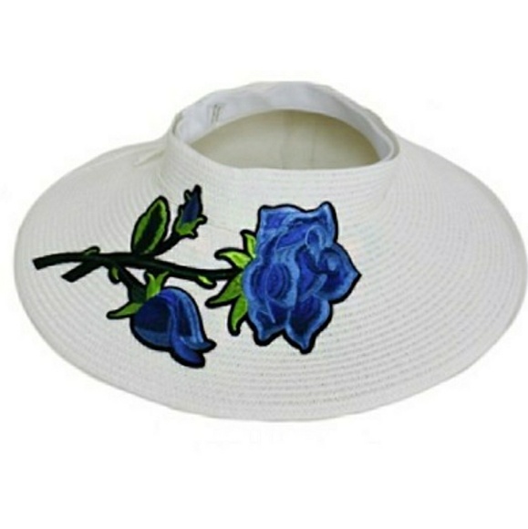 Accessories Embroidered Visor Hat Poshmark